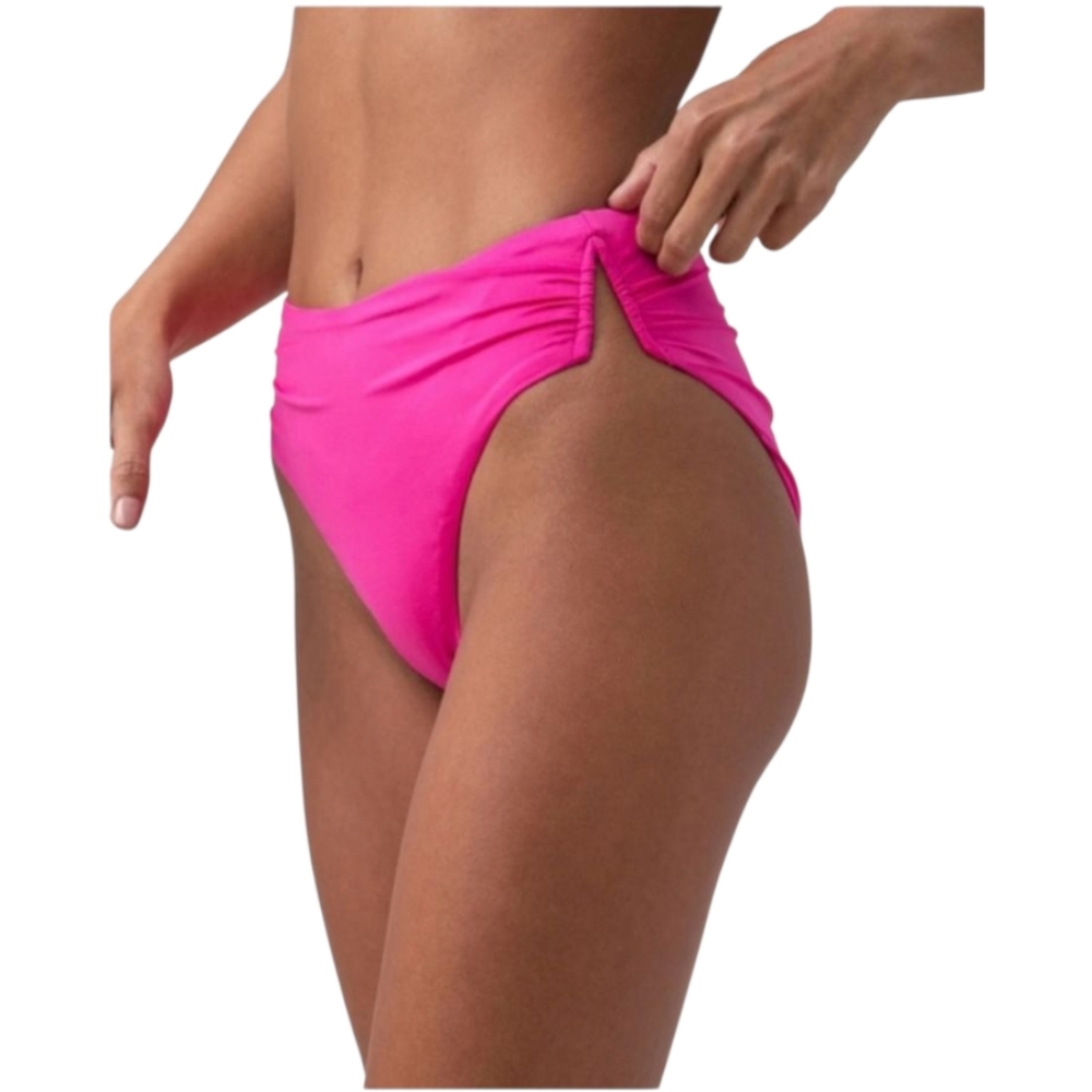 Trina Turk Monaco Solid High Waist Bottom Pink Size 4 - Picture 2 of 16
